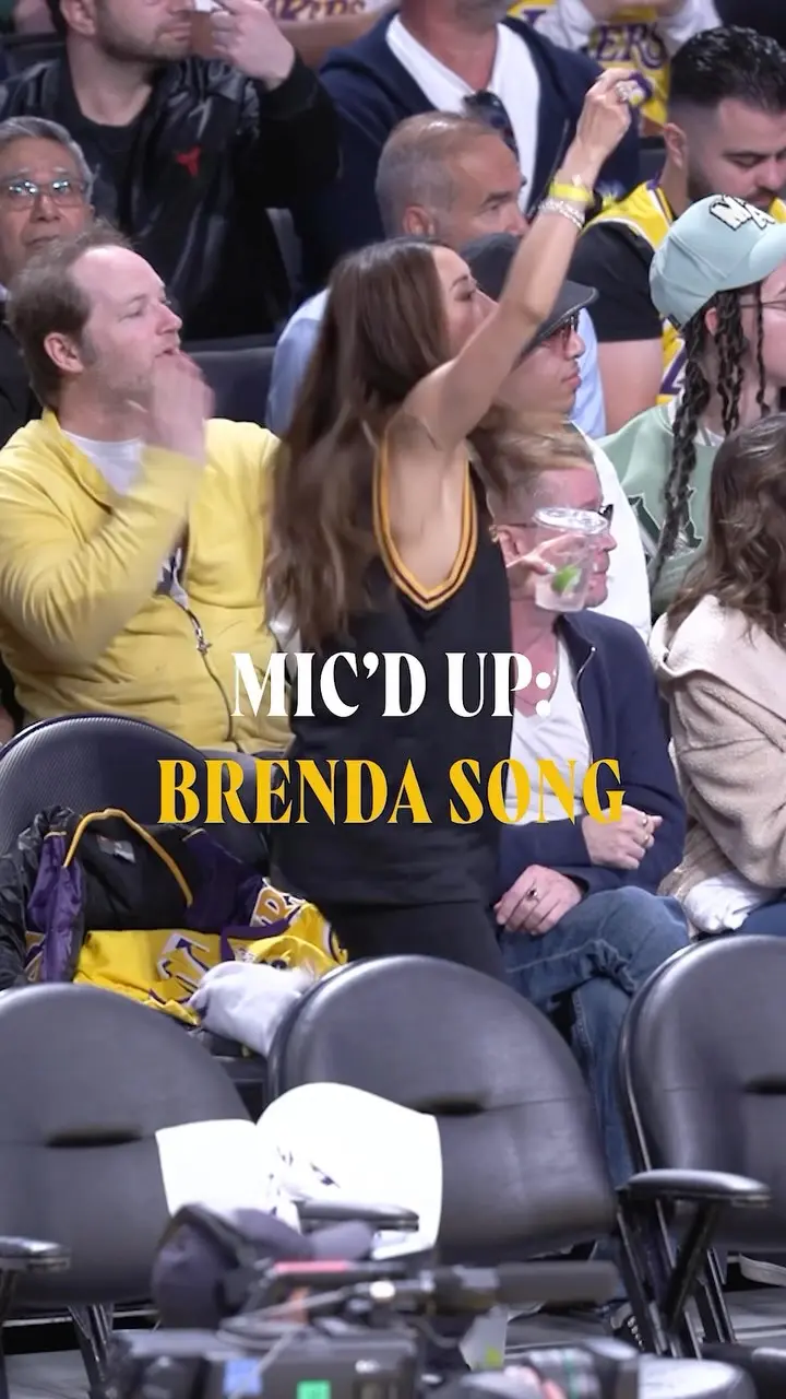 Brenda Song Gets Mic’d Up For Lakers’ Game 2 Playoff Action Brenda Song Gets Mic'd Up For Lakers' Game 2 Playoff Action