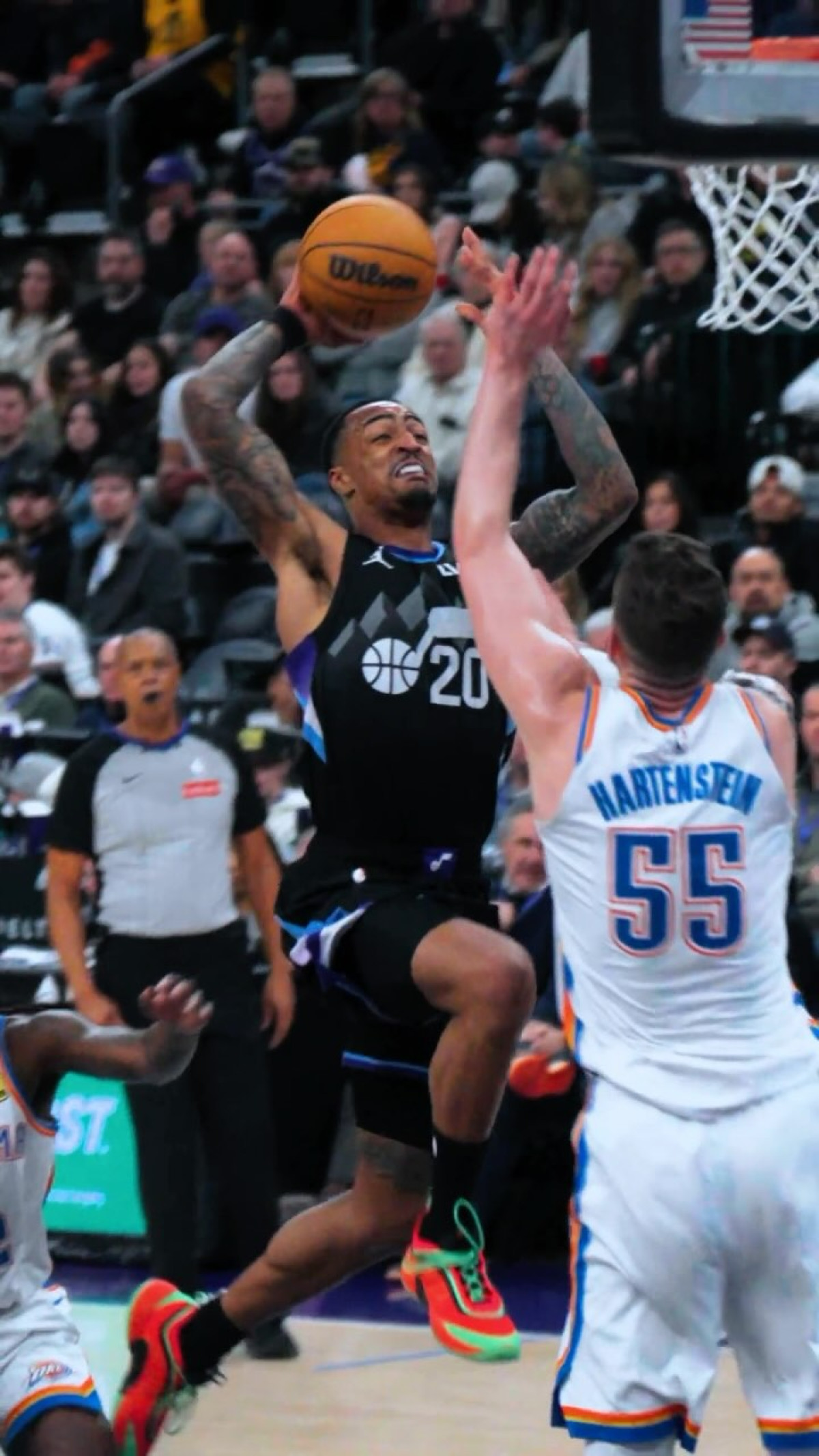 Utah Jazz forward achieves rare scoring efficiency milestone, joining NBA franchise legends.
