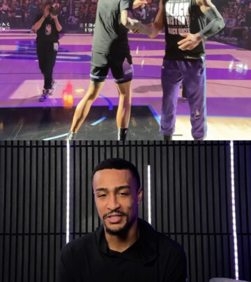The power forward creates special connections through elaborate handshake routines on the court
