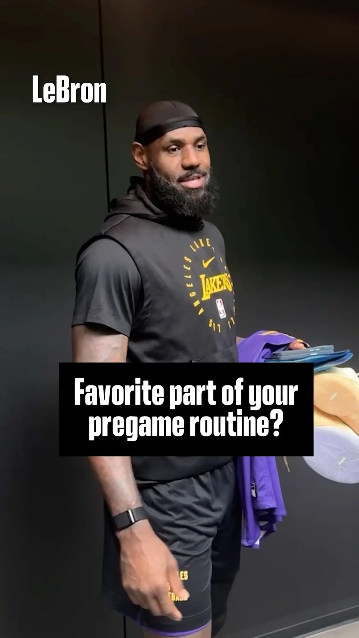 Lakers Players Reveal Their Favorite Pregame Rituals In Behind-The-Scenes Insight Team shares intimate details of pre-tipoff routines as they prepare for playoff intensity.