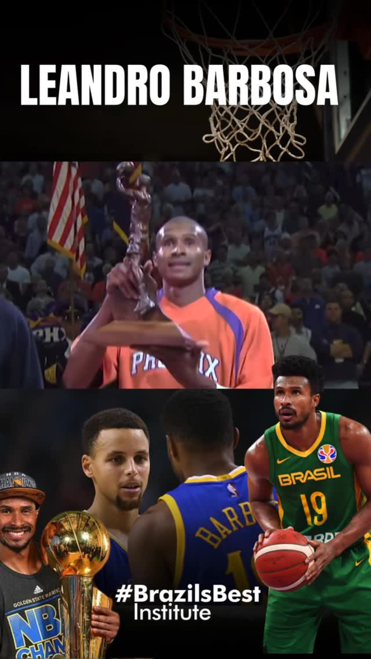 Leandro Barbosa Becomes A Symbol Of Speed, Skill, And Brazilian Pride The former Warriors champion inspired a generation with his incredible talent, and passion for the game.