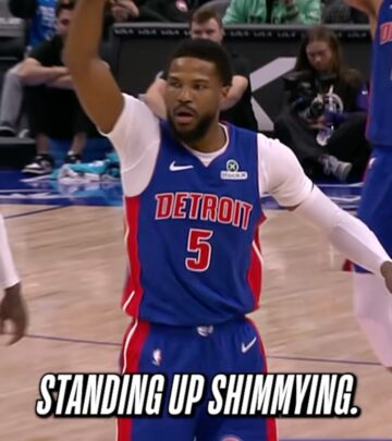 New NBA post reveals the story behind his viral dance move taking the basketball world by storm.