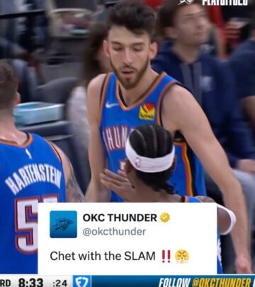 Professional basketball team's latest Instagram post celebrates their signature powerplay.