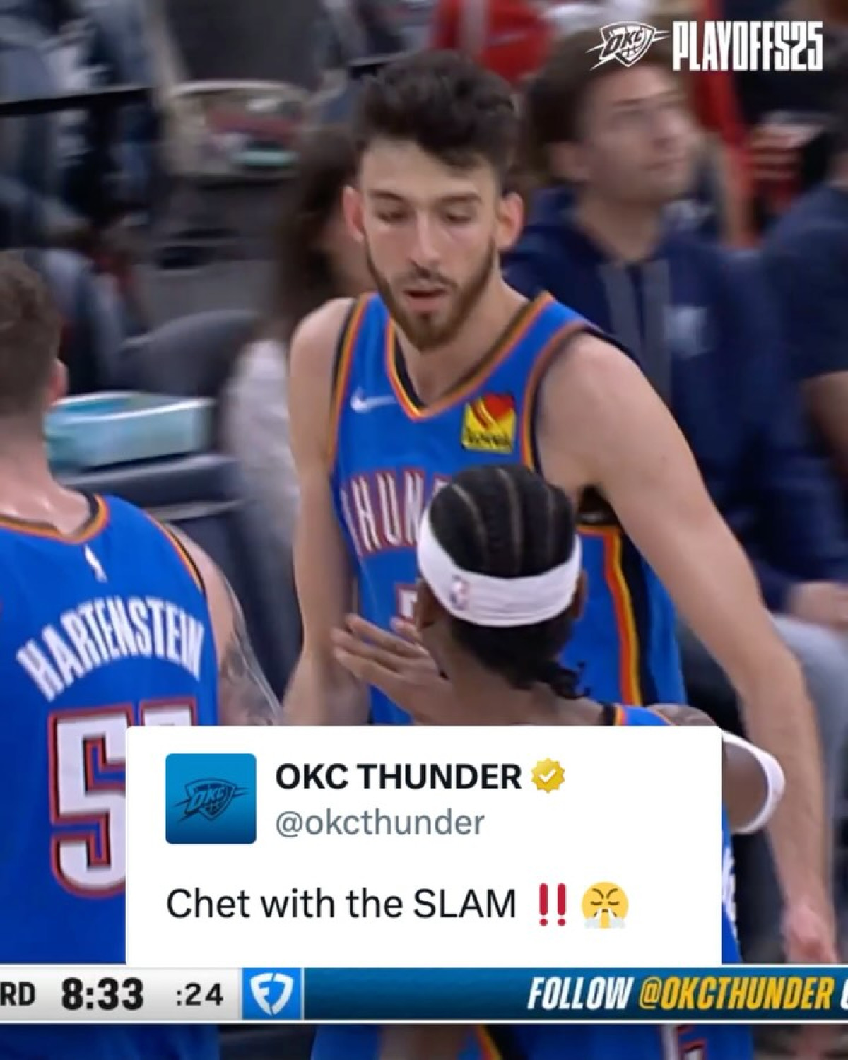 Oklahoma City Thunder Showcases Defensive Excellence In Latest Game Highlights Professional basketball team's latest Instagram post celebrates their signature powerplay.