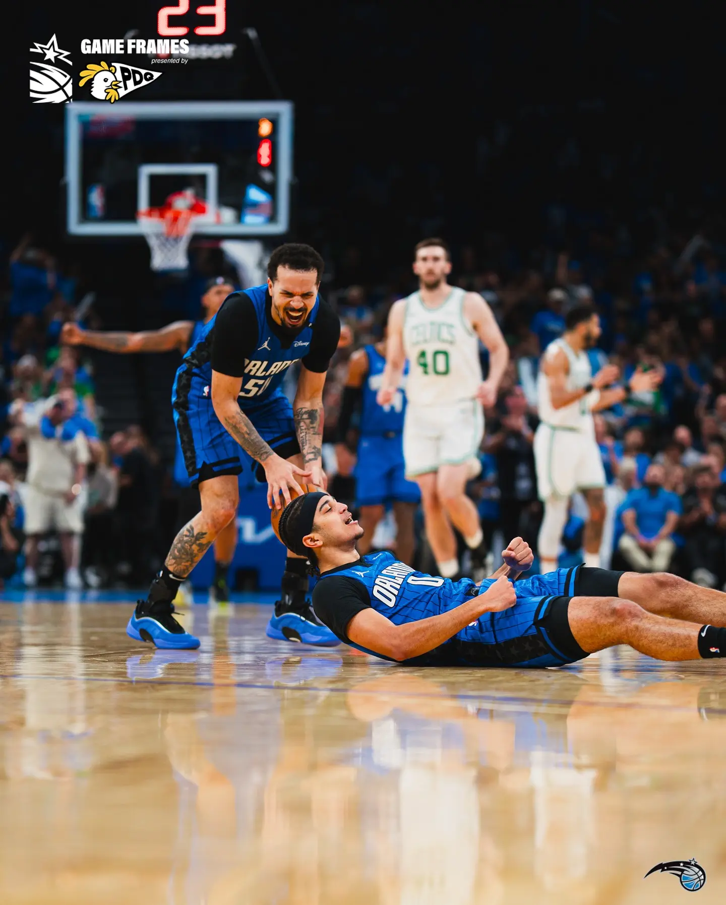Wagner and Banchero lead the way as Magic secure vital home win in playoff series.
