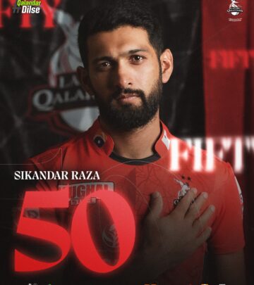 PSL 10: Veteran batsman hits vital fifty under pressure for Qalandars in tough match situation.