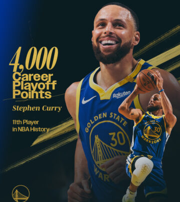 Warriors celebrate their superstar's historic postseason scoring prowess with tribute post