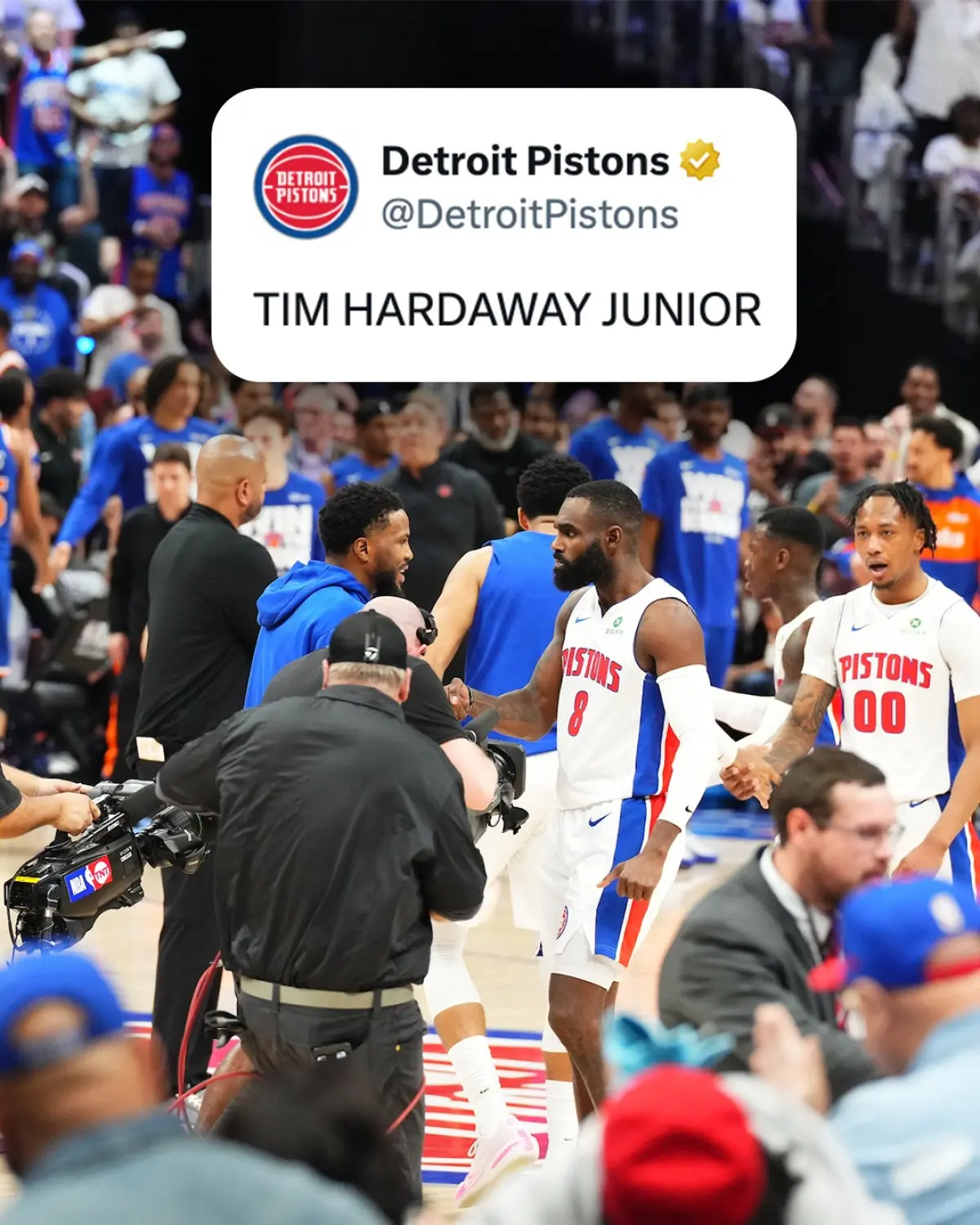 Tim Hardaway Jr. Lights It Up With Back-To-Back Triples For Pistons Detroit's sharpshooter showcases his range as the Pistons gear up for playoff competition.