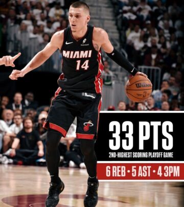 The Heat's sharpshooter steps up with remarkable game despite team falling short in playoffs.