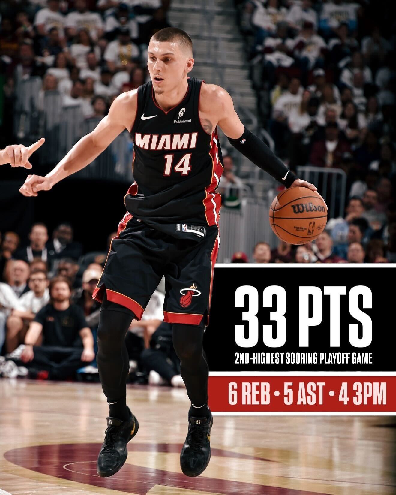 Tyler Herro Delivers Career-Best Playoff Performance For Miami Heat The Heat's sharpshooter steps up with remarkable game despite team falling short in playoffs.