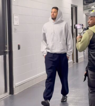 Tyrese Haliburton Returns To Wisconsin For Game 3 With Casual Loafers And Sweats Look
